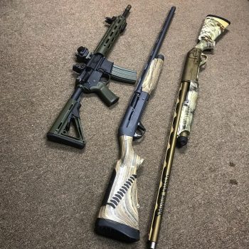 Gun Coating on Rifle