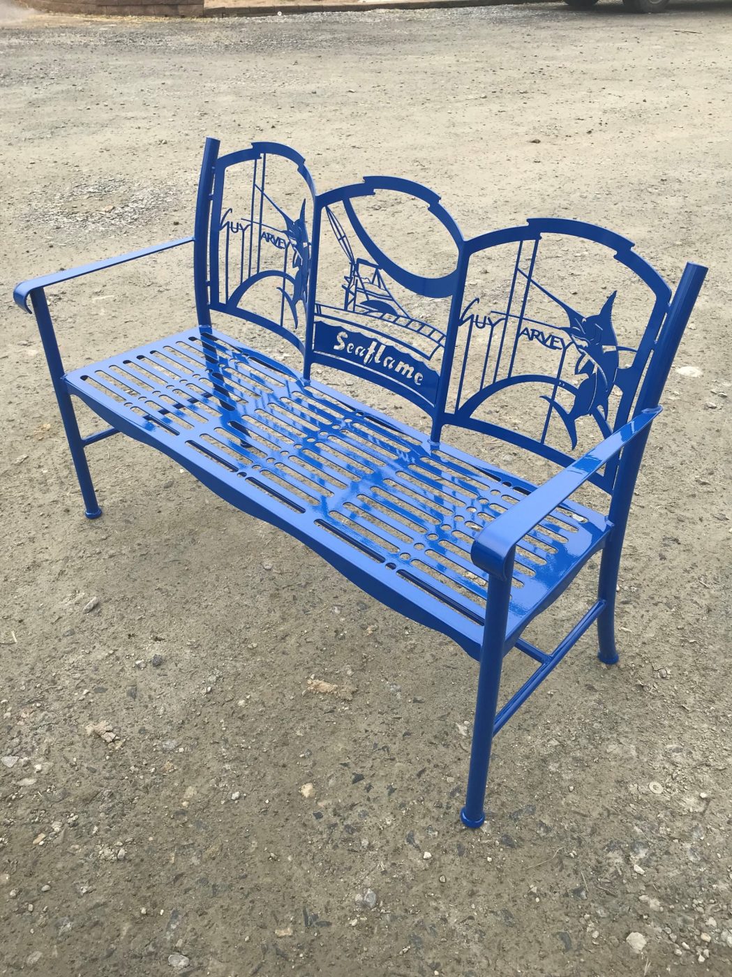 Powder Coating on a Bench Middletown, DE